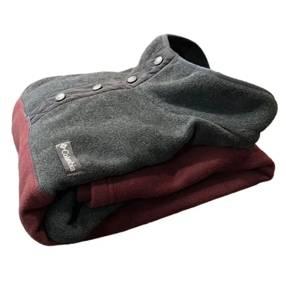 Columbia Steens Mountain Half Snap Fleece Pullover Jacket 3XT - Picture 12 of 12